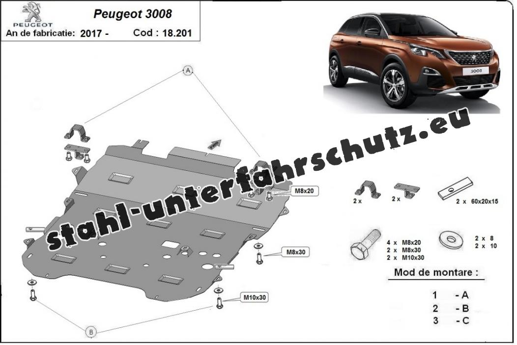 Autoschutzhülle Peugeot 3008 II - ExternResist®-Abdeckplane : Verwendung im  Freien
