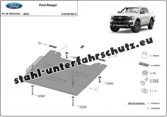 Unterfahrschutz für Verteilergetriebe Ford Ranger