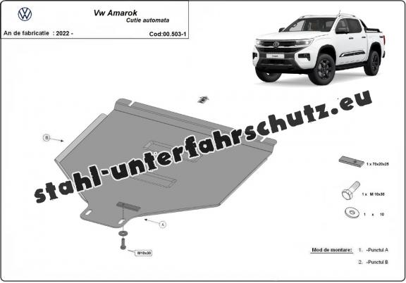 Unterfahrschutz aus Stahl für Automatikgetriebe der Marke Volkswagen Amarok